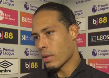 فان دايك يشكك في هدف بورنموث القاتل أمام ليفربول في الدوري الإنجليزي