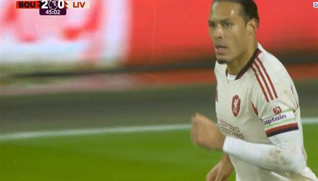 هدف ليفربول الاول في مرمي بورنموث بالدوري الانجليزي