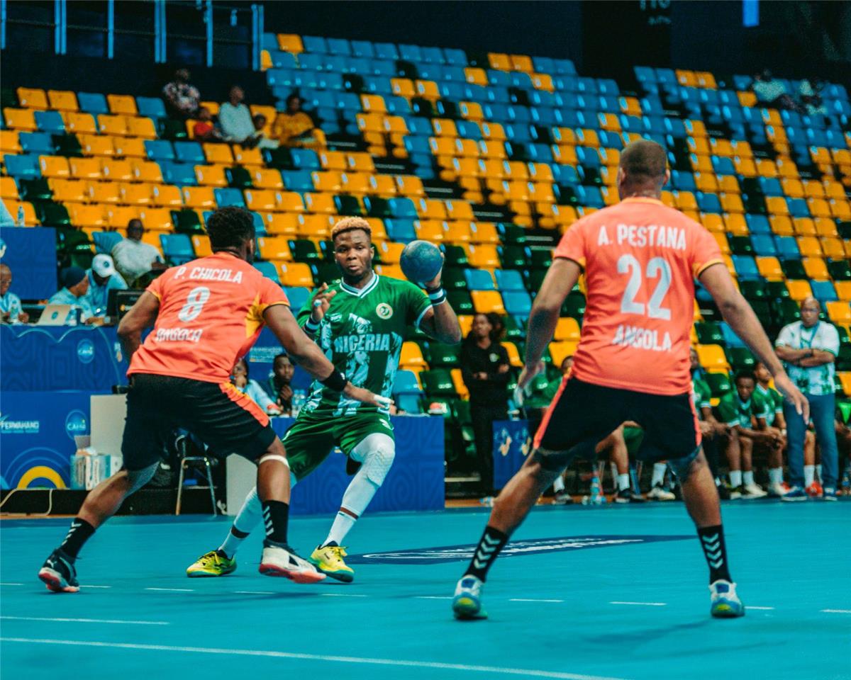 مجموعة مصر | أنجولا تفوز على نيجيريا في أمم إفريقيا لكرة اليد 