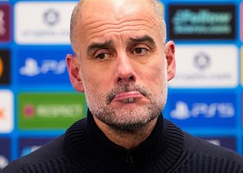 جوارديولا يشيد بلاعب مانشستر سيتي يجعلني أشعر بالراحة ونحتاج لجماهيرنا أمام جالطة سراي