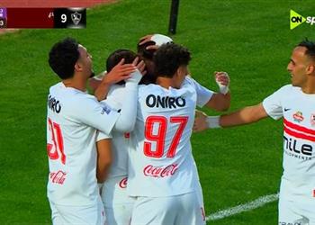 فيديو حسام عبد المجيد يسجل هدف الزمالك الثاني أمام بتروجيت