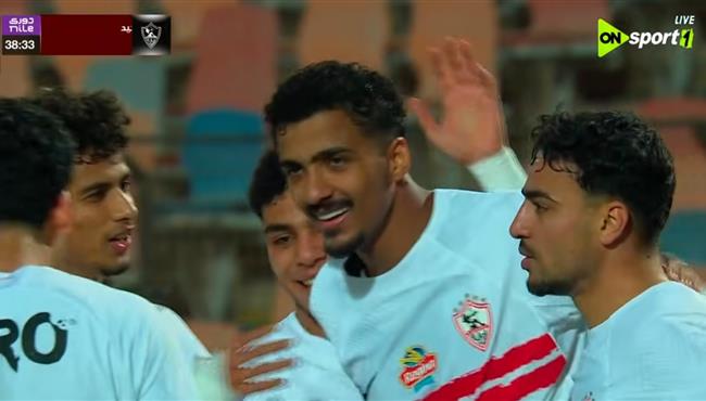 هدف الزمالك الثاني في مرمي بتروجيت بالدوري المصري