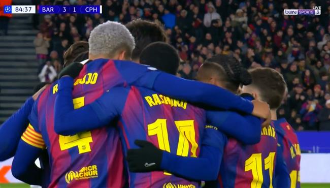 اهداف مباراة برشلونة وكوبنهاجن في دوري ابطال اوروبا