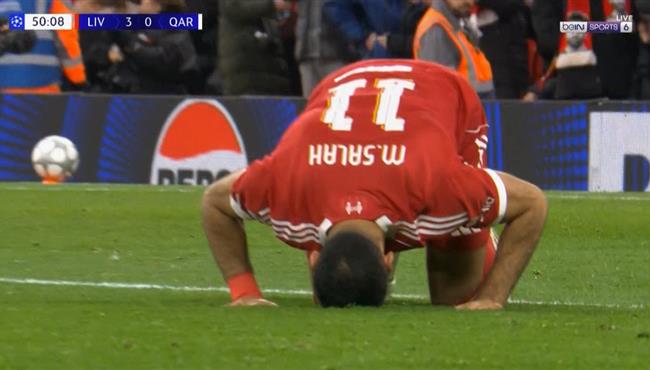 هدف محمد صلاح الرائع في مرمي قره باج بدوري ابطال اوروبا