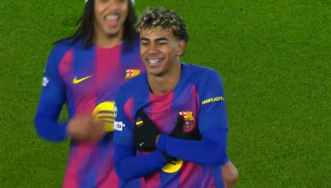 هدف لامين يامال العالمي في مرمي كوبنهاجن بدوري ابطال اوروبا