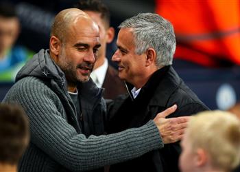 جوارديولا يوجه رسالة إلى مورينيو بعد لحظات رعب بسبب حارس بنفيكا