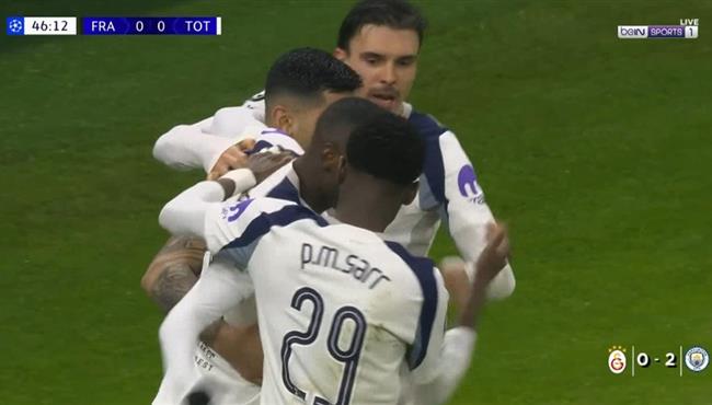 اهداف مباراة توتنهام وفرانكفورت 2 0 دوري ابطال اوروبا