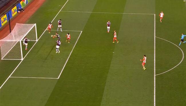 هدف سالزبورج الكوميدي في مرمي استون فيلا بالدوري الاوروبي