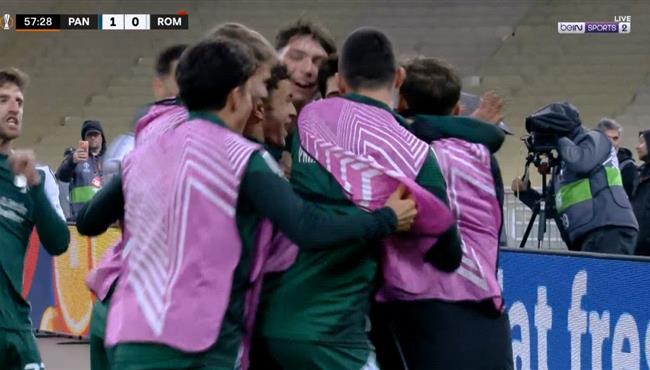 اهداف مباراة روما وباناثينايكوس 1 1 الدوري الاوروبي