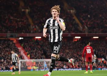 فيديو جوردون يسجل هدف نيوكاسل الأول أمام ليفربول