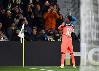 فيديو لامين يامال شو برشلونة يواصل سلسلة انتصاراته بثلاثية أمام إلتشي