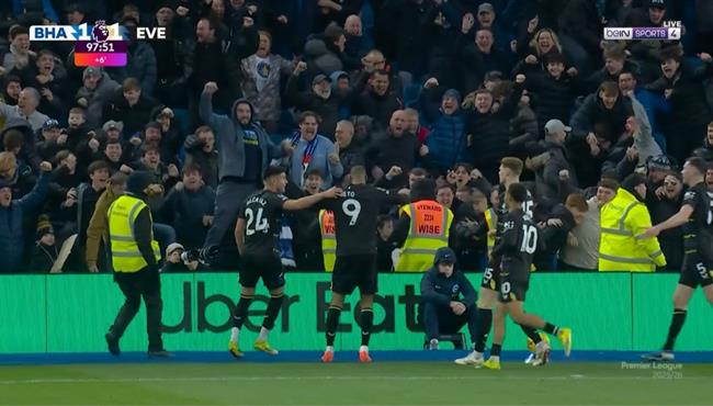 اهداف مباراة ايفرتون وبرايتون في الدوري الانجليزي