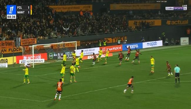 اهداف مباراة نانت ولوريان في الدوري الفرنسي