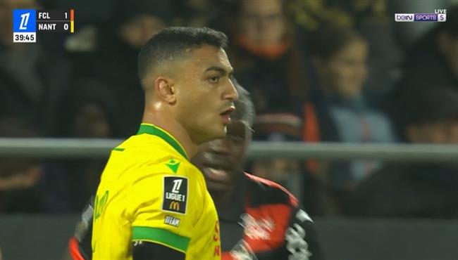 مصطفي محمد يهدر فرصة هدف امام لوريان في الدوري الفرنسي