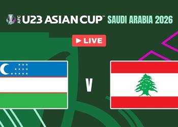 موعد والقناة الناقلة لمباراة لبنان وأوزبكستان اليوم في كأس آسيا تحت 23 عام ا