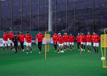 مران منتخب مصر جاهزية مهند لاشين وموقف تريزيجيه قبل مباراة كوت ديفوار