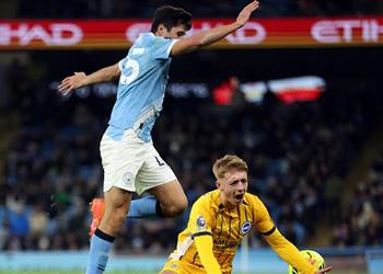 رجل مباراة مانشستر سيتي وبرايتون في الدوري الإنجليزي