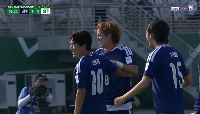 اهداف مبارة سوريا واليابان في كأس اسيا تحت 23 عام