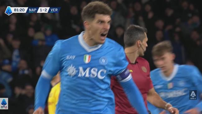 اهداف مباراة نابولي وهيلاس فيرونا 2 2 الدوري الايطالي