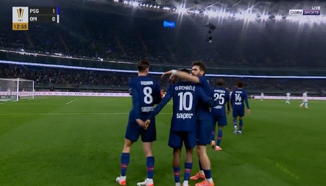 اهداف مباراة باريس سان جيرمان ومارسيليا في كأس السوبر الفرنسي