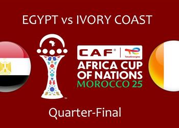 أوبتا يتوقع الفائز من مباراة مصر وكوت ديفوار بـ كأس أمم إفريقيا