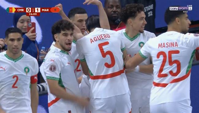 اهداف مباراة المغرب والكاميرون 2 0 كأس امم افريقيا