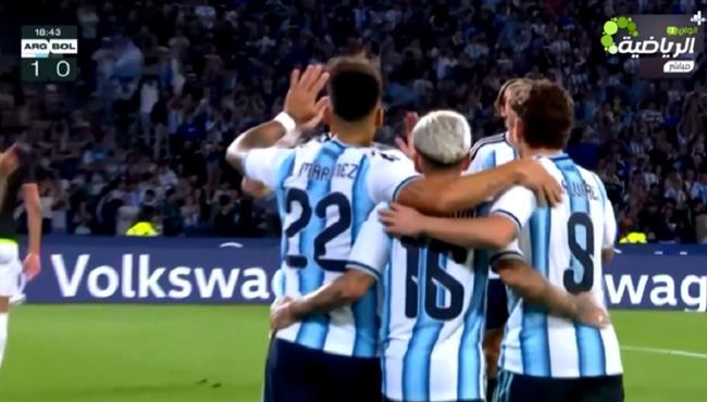 اهداف مباراة الارجنتين وبوليفيا مباراة ودية