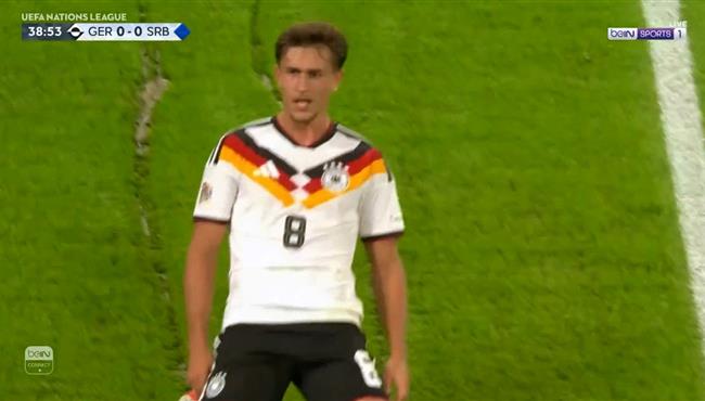 هدف المانيا الاول في مرمي صربيا بدوري الامم الاوروبية