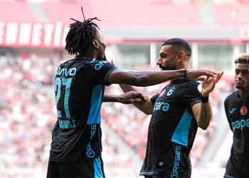 فيديو محمد صلاح يصنع هدف طرابزون الثالث أمام سامسون سبور