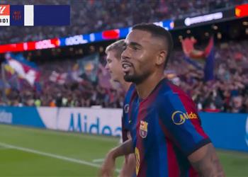 فيديو جابرييل جيسوس يسجل هدف برشلونة الثاني أمام خيتافي