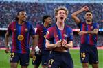 فيديو | حمزة عبد الكريم يشارك في احتفال لاعبي برشلونة بعد الفوز على خيتافي