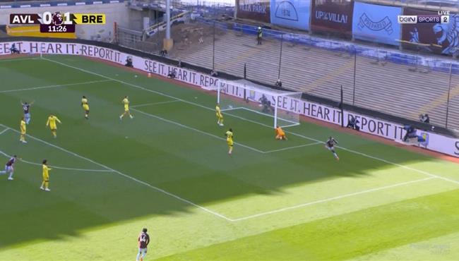 اهداف مباراة استون فيلا وبرينتفورد في الدوري الانجليزي