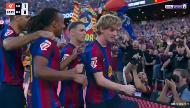 اهداف مباراة برشلونة وخيتافي في الدوري الاسباني