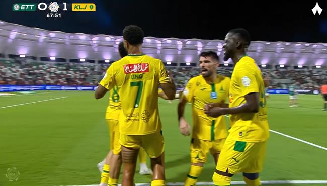 اهداف مباراة الخليج والاتفاق 1 1 الدوري السعودي