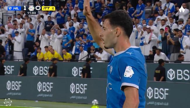 هدف الهلال الاول في مرمي الاتحاد بالدوري السعودي