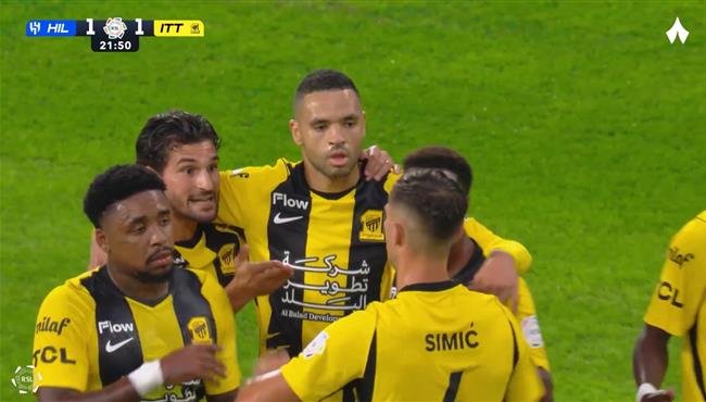 هدف تعادل الاتحاد مع الهلال 1 1 الدوري السعودي