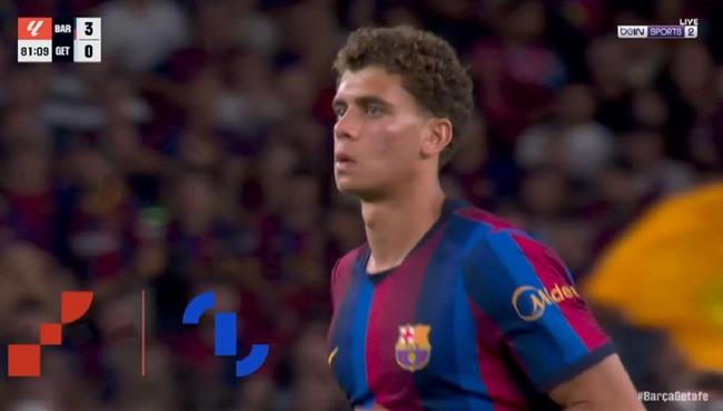 ملخص لمسات حمزة عبد الكريم في مباراة برشلونة وخيتافي بالدوري الاسباني