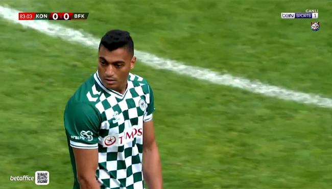 ملخص لمسات مصطفي محمد في مباراة كونيا سبور وباشاك شهير بالدوري التركي