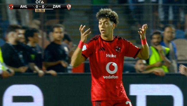 امام عاشور كاد ان يسجل هدف في مرمي الزمالك بالدوري المصري