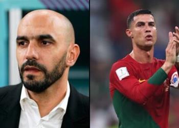 وليد الركراكي يستشهد بـ ميسي في أزمة البرتغال مع كريستيانو رونالدو