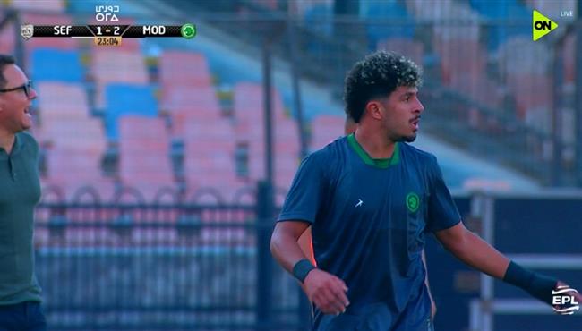 هدف مودرن سبورت الثاني في مرمي الشرقية انبي بالدوري المصري
