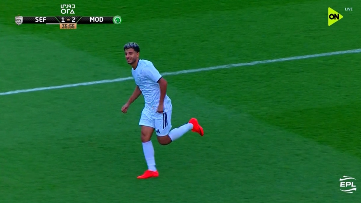 هدف الشرقية انبي الثاني في مرمي مودرن سبورت بالدوري المصري