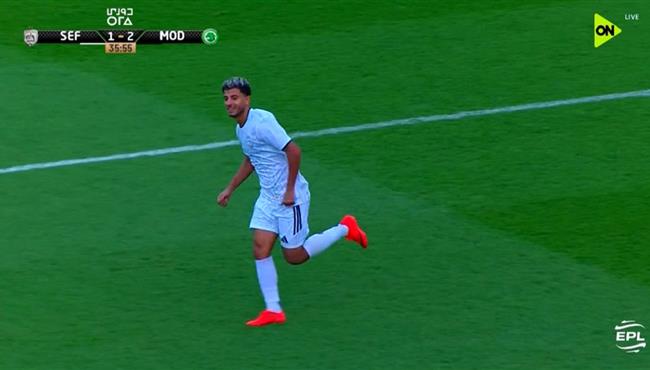 هدف الشرقية انبي الثاني في مرمي مودرن سبورت بالدوري المصري