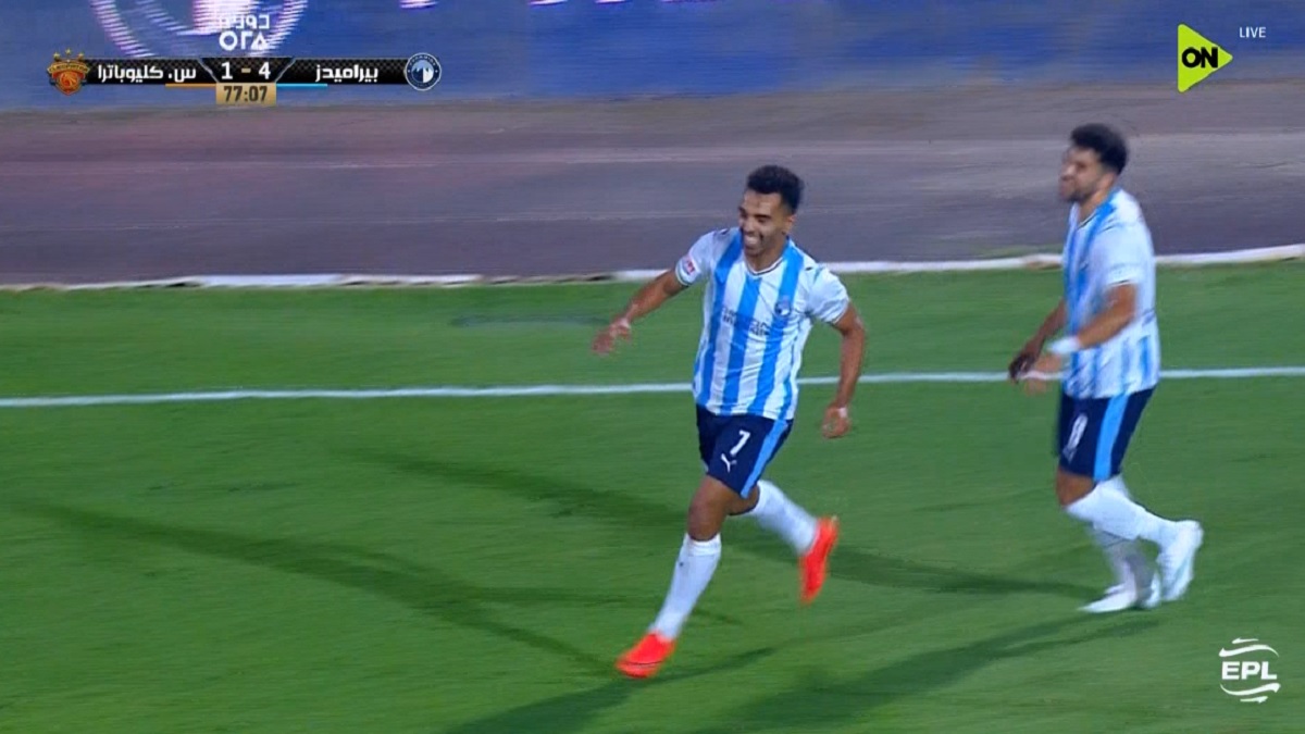 هدف يوسف اوباما في مرمي سيراميكا كليوباترا بالدوري المصري