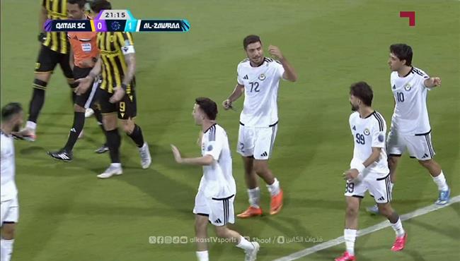 هدف محمد شريف في مرمي نادي قطر بدوري ابطال الخايج