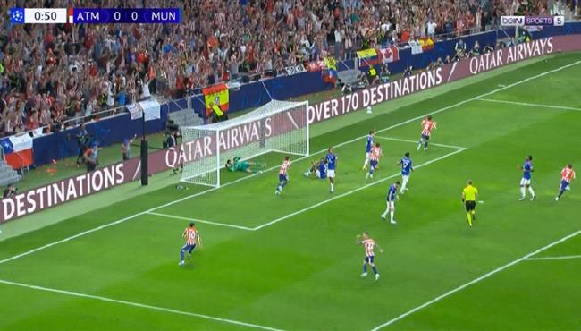 اهداف مباراة اتلتيكو مدريد ومانشستر يونايتد في دوري ابطال اوروبا