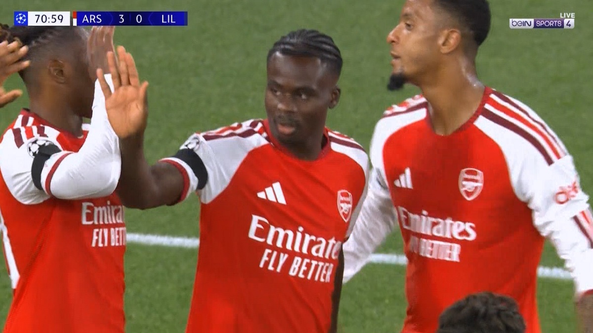 اهداف مباراة ارسنال وليل (3-0) دوري ابطال اووربا