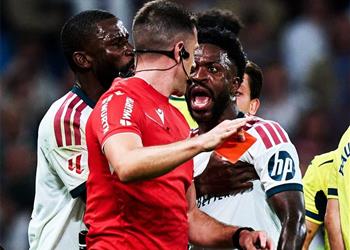 اللجنة الفنية للحكام بالدوري الإسباني تتخذ قرار ا هام ا ب شأن طرد فينيسيوس أمام فياريال