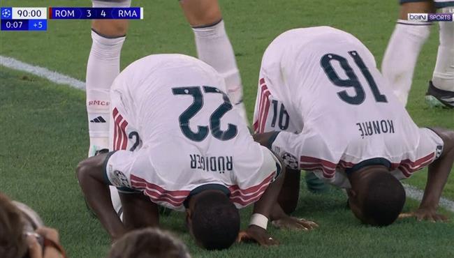 هدف روديجر القاتل في مرمي روما بدوري ابطال اوروبا