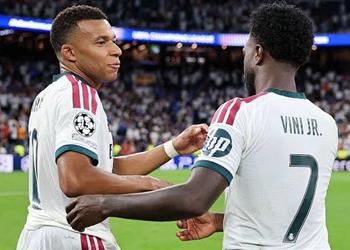 إحصائية مميزة لثنائي ريال مدريد تحرج مبابي وفينيسيوس